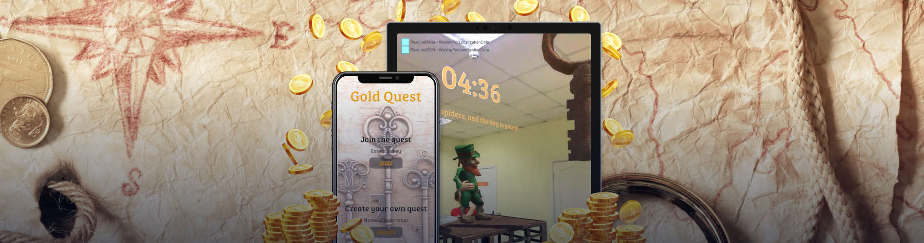 gold quest ar game gold quest ar