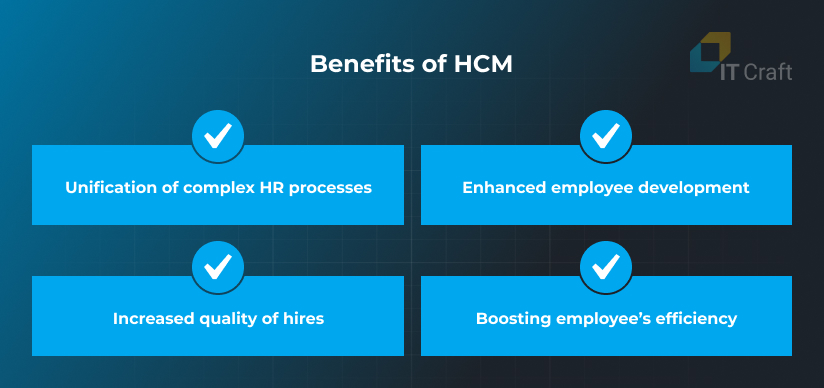 benefits of HCM